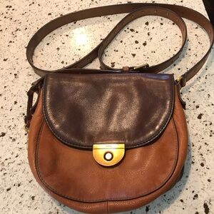 Fossil Crossbody Bag- Leather w/ Fossil Bag